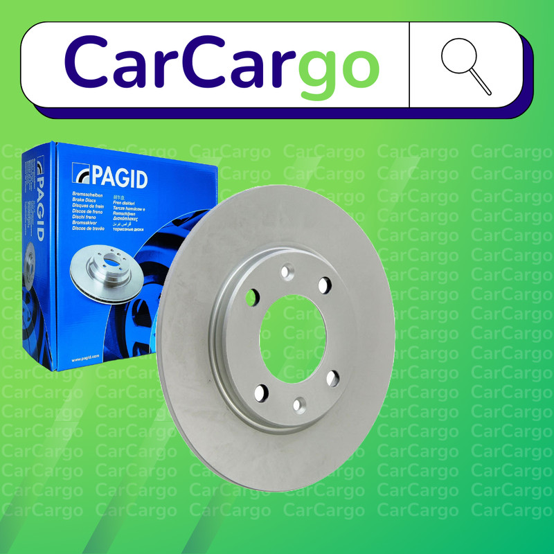Pagid Solid Rear Brake Discs Pair For Peugeot 309 1.9 1985-1993 247 mm