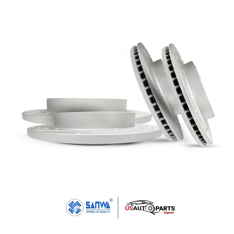 FRONT & REAR BRAKE ROTOR SET GEOMET COATED D&S FOR FORD MERCURY EXPLORER 02-05 gallery