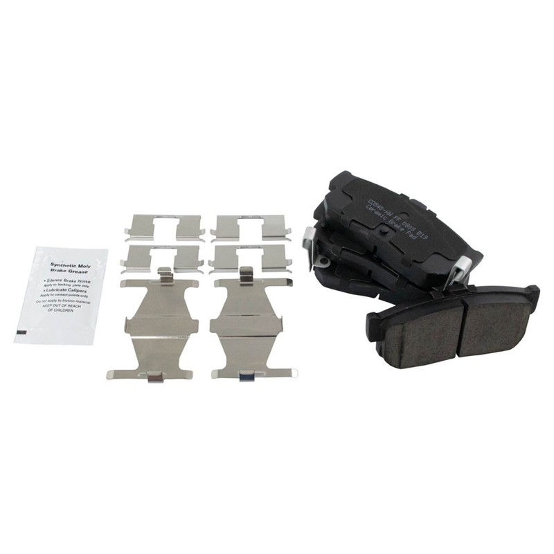 TRQ Rear Back Ceramic Brake Pad & 2 Rotor Discs Kit for Maxima Infiniti I30 gallery