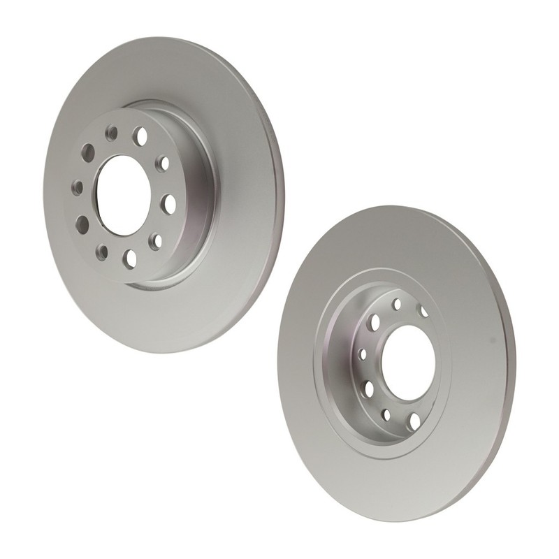 For Jeep Compass 2017-2022 Brake Discs Rear Driver and Passenger Side Pair Solid