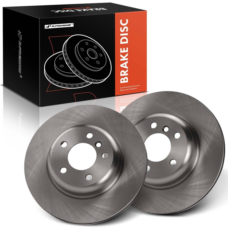 A-Premium 2xFront Disc Brake Rotors for BMW 528i 2011-2016 528i xDrive F10 12-16