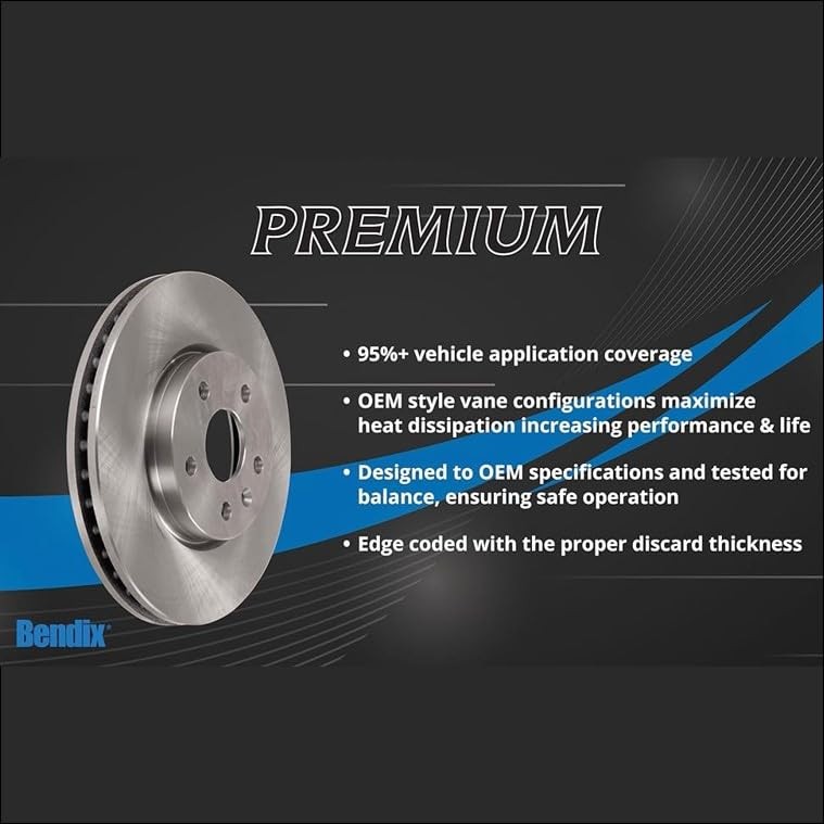 Rear Brake Rotor for BMW 325xi, 328i, 328xi, X1 Premium Quality Replacement gallery