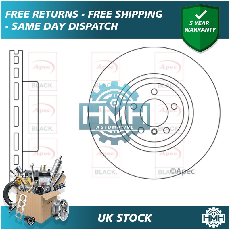 Fits BMW 3 Series 4 2.0 D 2.8 3.0 Brake Disc Front Poppy #4 34106797606