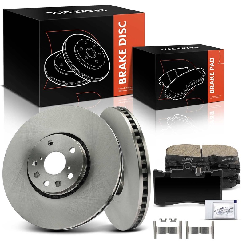 6x Disc Rotors & Ceramic Brake Pad for Lexus GS350 2007-2017 GS430 GS460 Front