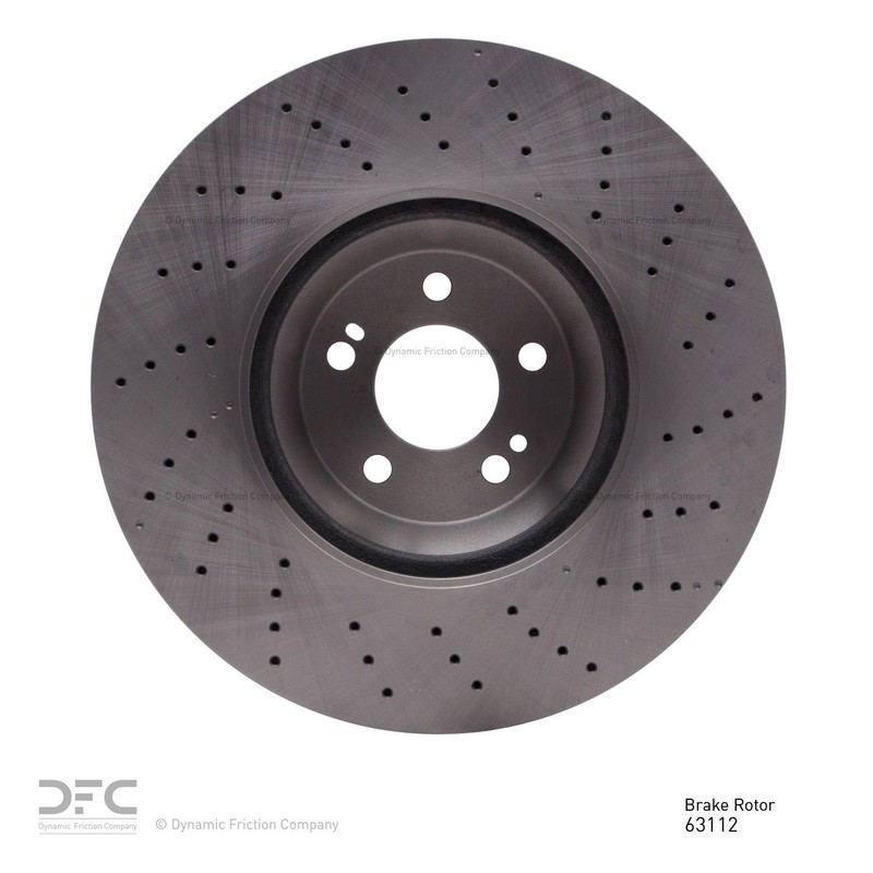 Dynamic Friction 620-63112 Disc Brake Rotor - Drilled gallery