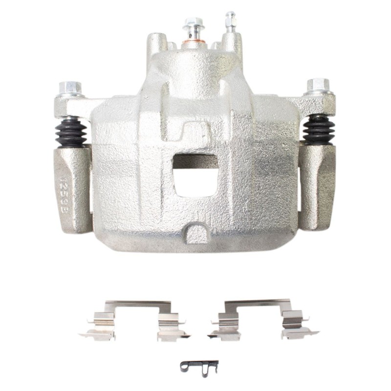 TRQ Front Brake Calipers Pads & Rotors Fits 2007-2012 Dodge Caliber gallery