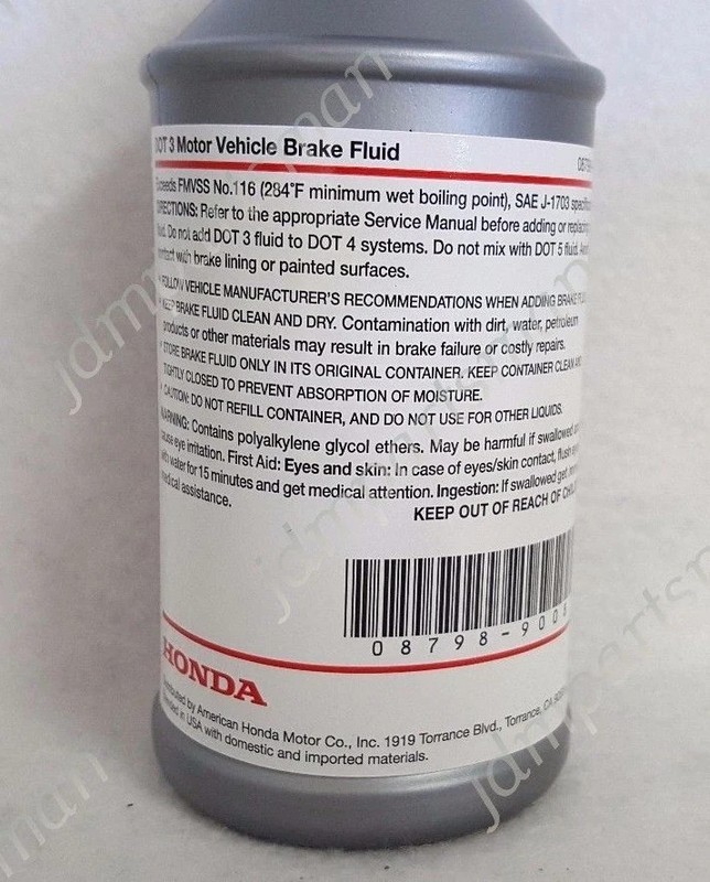 GENUINE for Honda Power Steering Fluid & Dot 3 Brake Fluid 12 fl. oz Bottle gallery