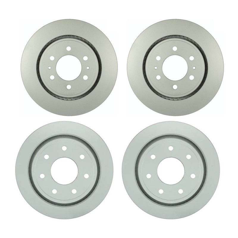 Bosch QuietCast Front 349mm & Rear 347mm Disc Brake Rotors Kit For F-150 2010 V8