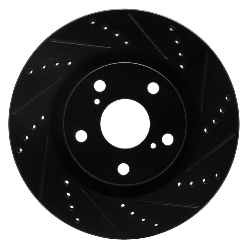 For Lexus RZ450e 23-26 Brake Rotor DFC Premium Drilled & Slotted Rear Passenger
