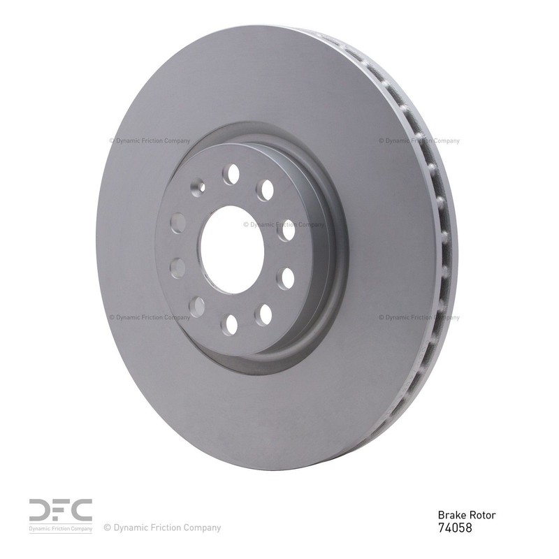 Dynamic Friction 604-74058 Disc Brake Rotor For Select 18-22 Volkswagen Models