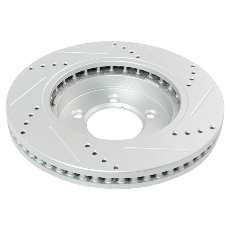 Front & Rear Performance Drilled Slotted Rotor & Ceramic Brake Pad Kit gallery