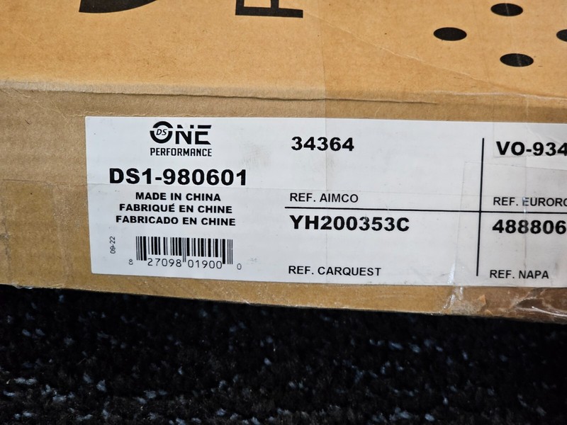 DS-One DS1-980601 Front Coated Slotted Disc Brake Rotor Fits 2004-2011 Volvo S40 gallery