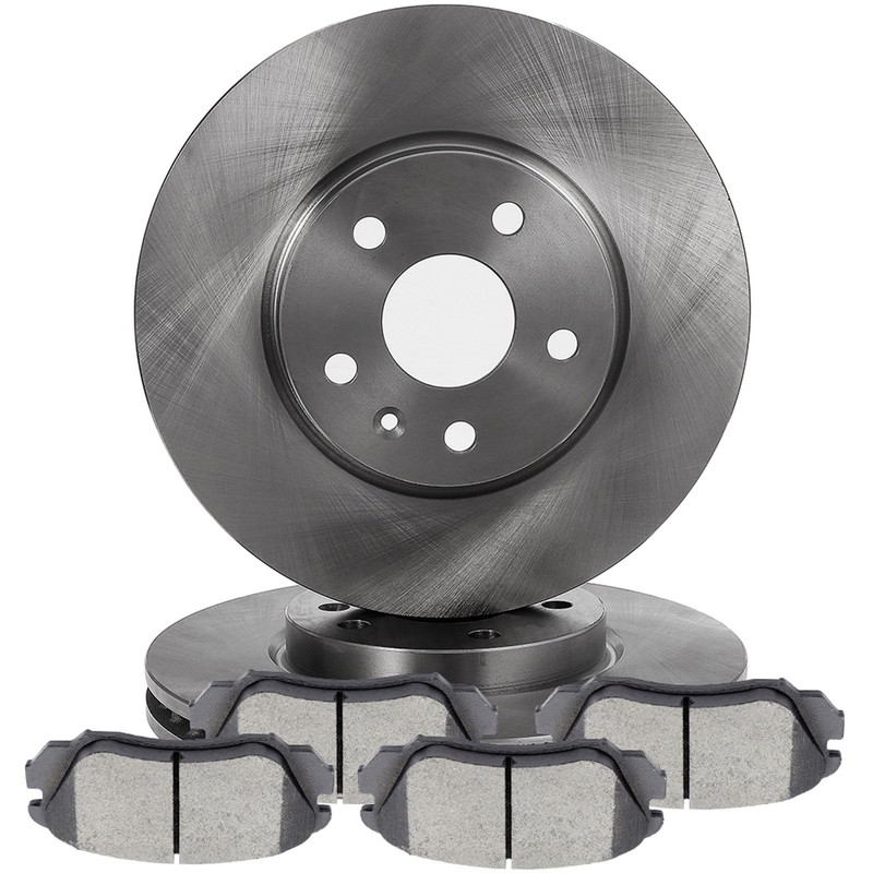 For 2013-2017 Chevrolet Equinox 3.6L Front Ceramic Brake Pads And Disc Rotors