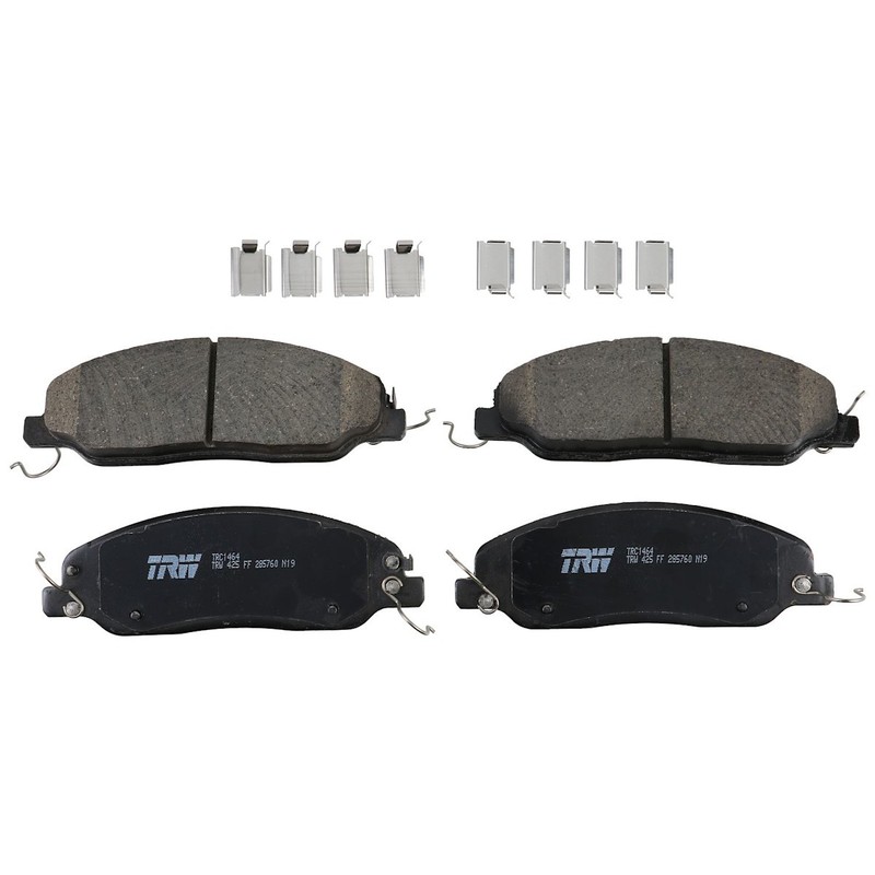 TRC1464 TRW 2-Wheel Set Brake Pad Sets Front for Ford Mustang 2011-2014