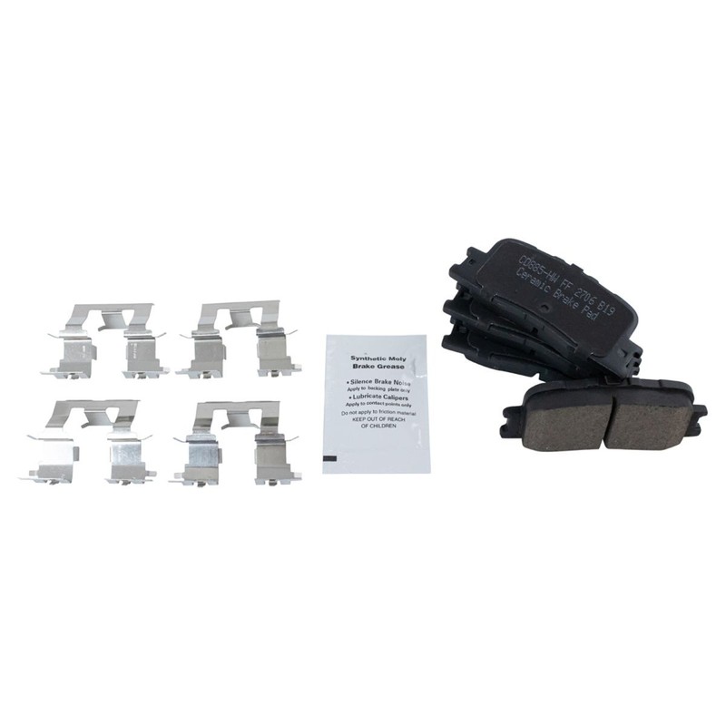 Front & Rear Ceramic Pads & Rotors with Brake Clean & Fluid for Toyota Lexus gallery
