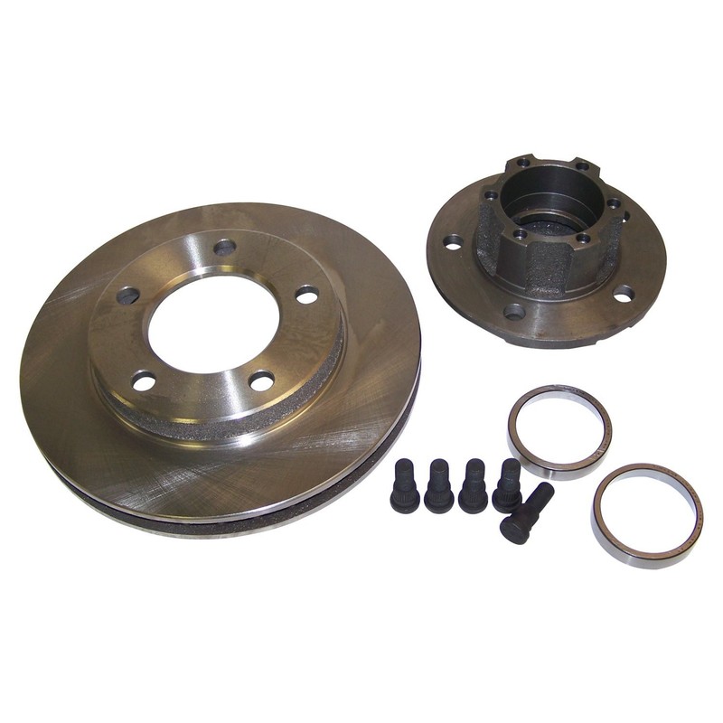 Crown Disc Brake Rotor and Hub Front Hub & Rotor for 76-78 CJ-5, CJ-7 w/ 1-1/8" gallery