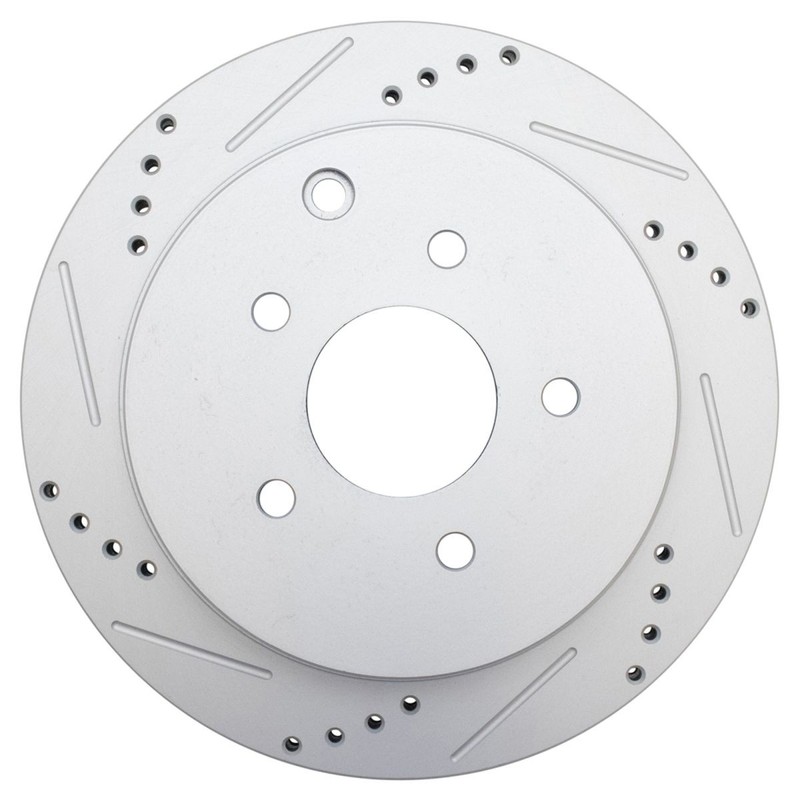 TRQ Rear Brake Calipers Ceramic Pads Drilled Rotors Fits Murano Pathfinder gallery