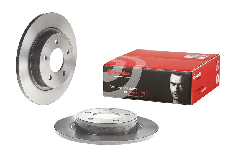 Brembo Rear Left or Right Solid 280mm Disc Brake Rotor For Mazda 3 2004-2013