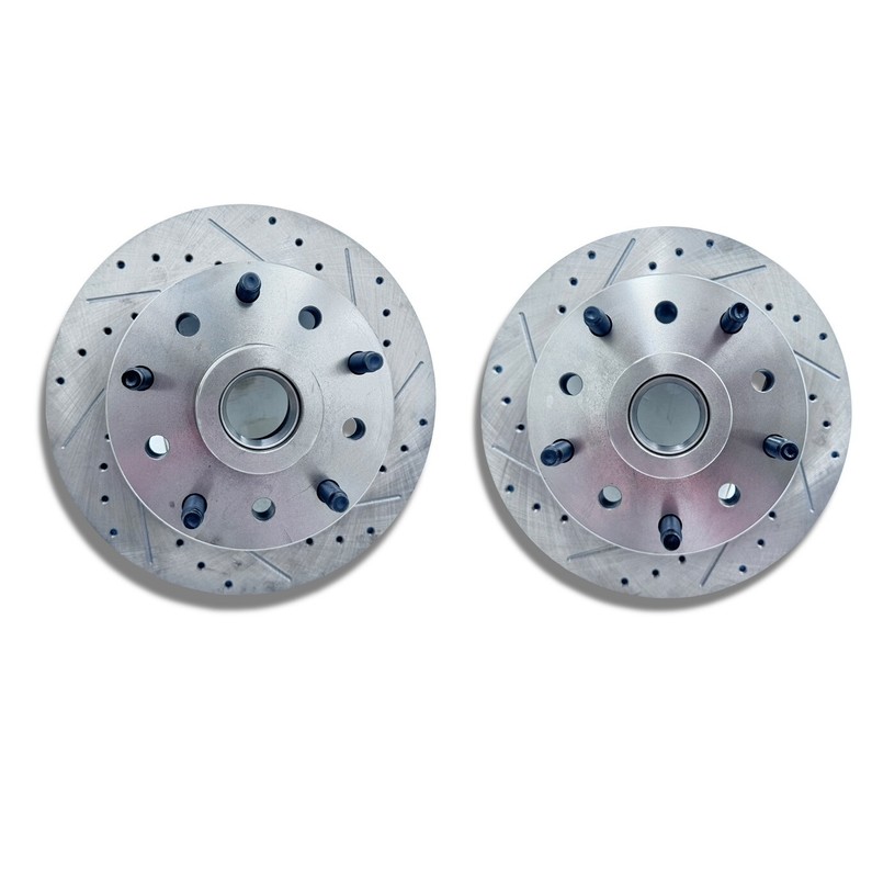 Mustang 2 II Front Disc Brake Conversion Kit With 2" Drop Spindles 5x5.5 & 5x5 gallery