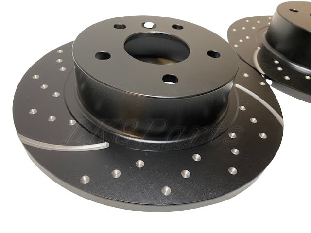 Land Rover Discovery 2 P38 EBC Performance Rear Brake Discs Pair -Solid DA4148 gallery