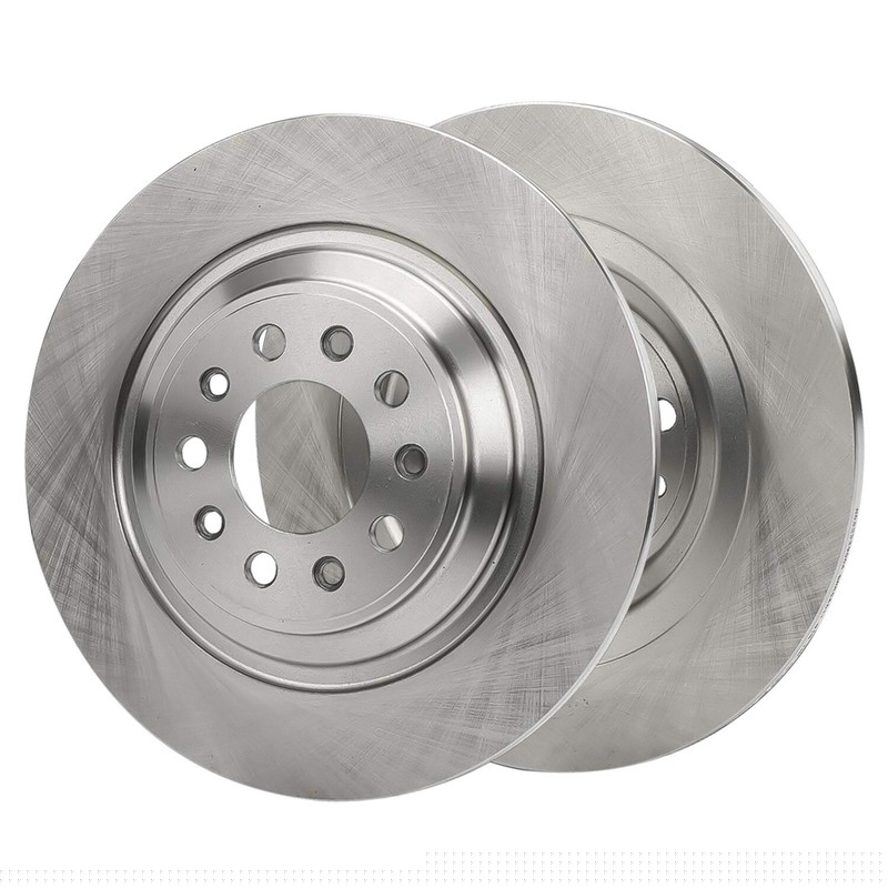 Rear Disc Rotors + Ceramic Brake Pads for 2014 2015 2016 2017-2021 Jeep Cherokee gallery