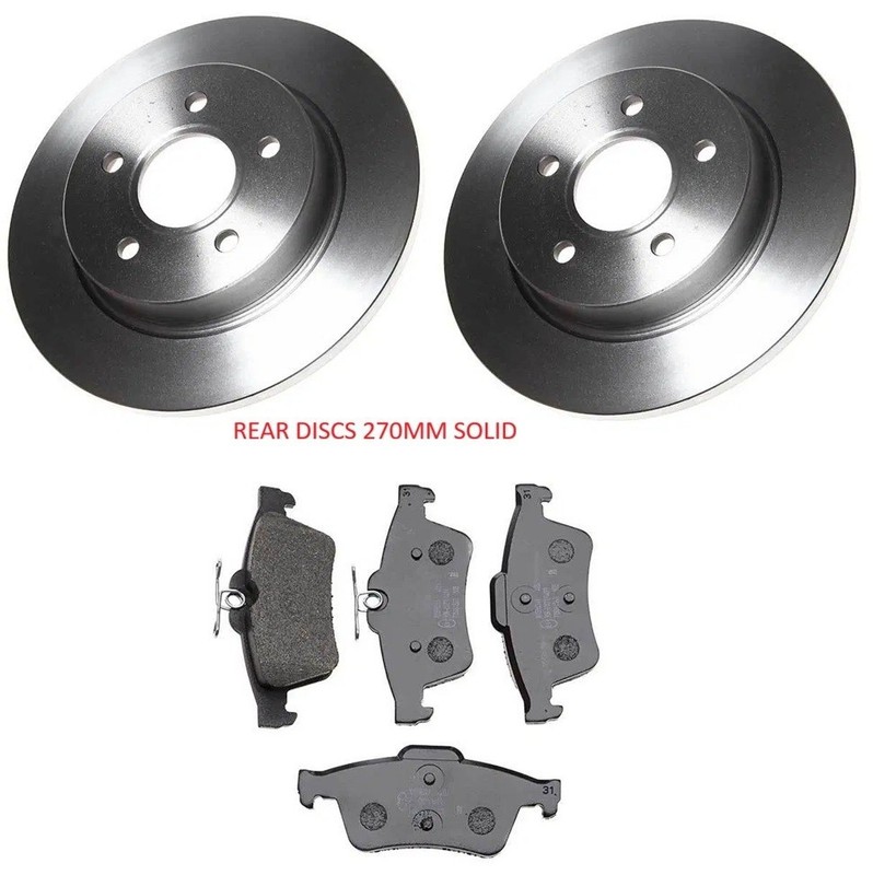 Front And Rear Brake Discs And Pads For Ford Focus Mk3 2.0 ST TDCi 185 2014-2017 gallery