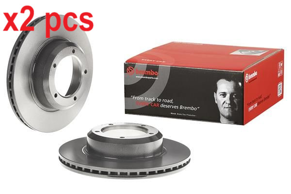 X2 PCS L&R SIDES BRAKE DISC 09.5488.11