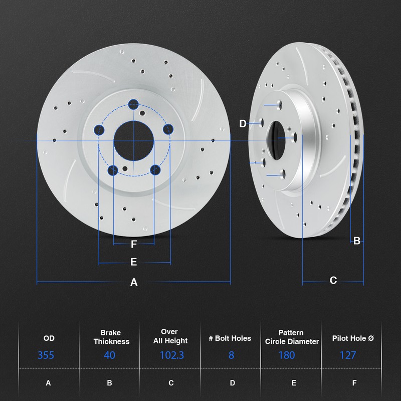 Front/Rear Brake Rotors Pads For Chevrolet Silverado 2500 HD GMC Sierra 2500 HD gallery
