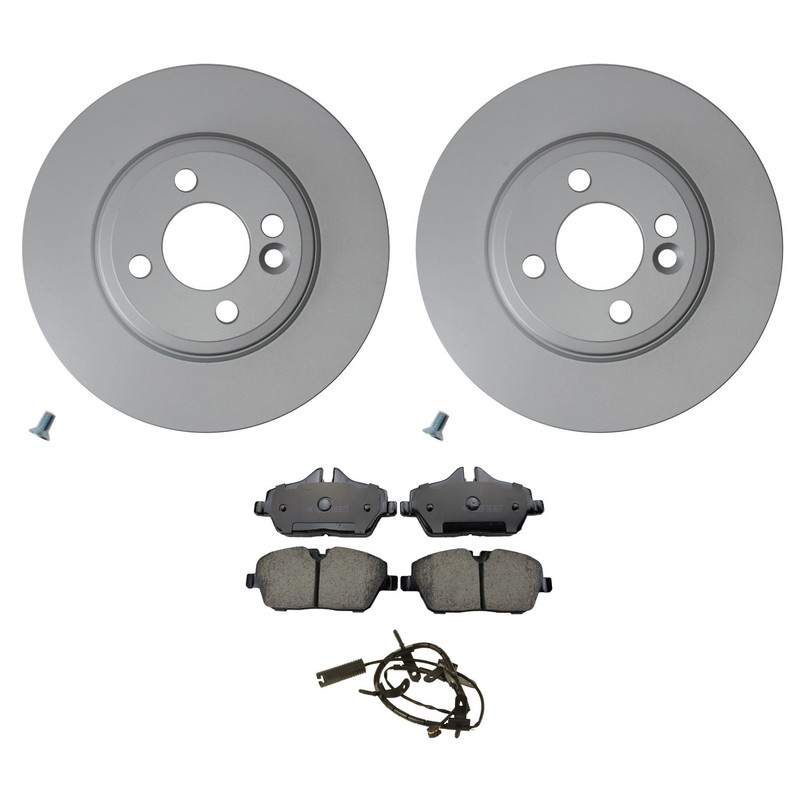 Hella Front Rotors Akebono Euro Ceramic Disc Brake Pad Kit For R52 Cooper Base