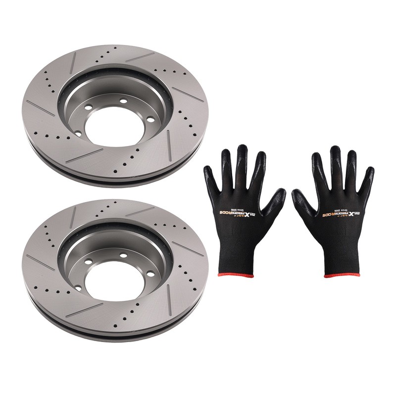 Front Brake Rotors Kit for Toyota Sequoia 2001 2002-2007 Tundra 2000 2001-2006