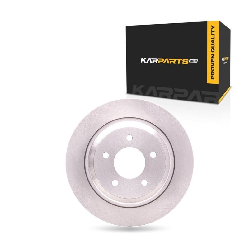 For Mazda 5 2012-2015 Disc Brake Rotor | Rear | Cast Iron | Solid | 5 Lug Holes