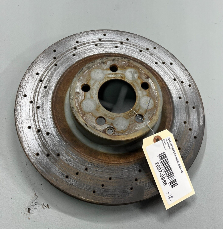 07-13 MERCEDES S550 W221 FRONT LEFT OR RIGHT VENTED BRAKE ROTOR DISK OEM