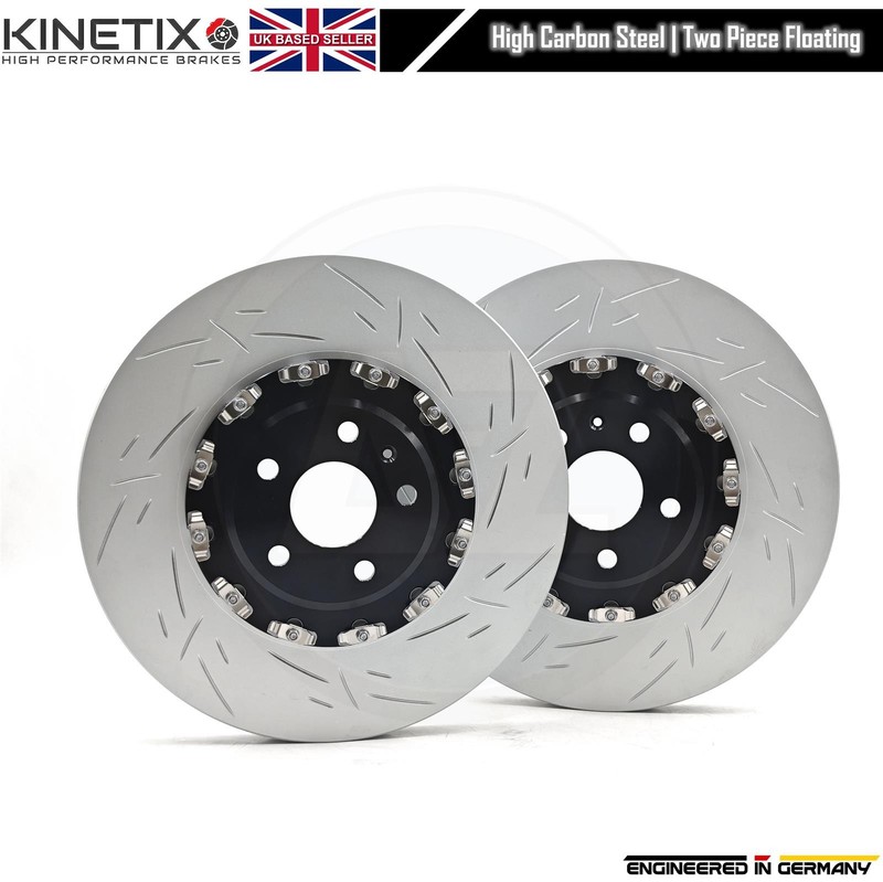 FOR CUPRA FORMENTOR FRONT TWO PIECE FLOATING BRAKE DISCS XTRA PADS 375mm gallery