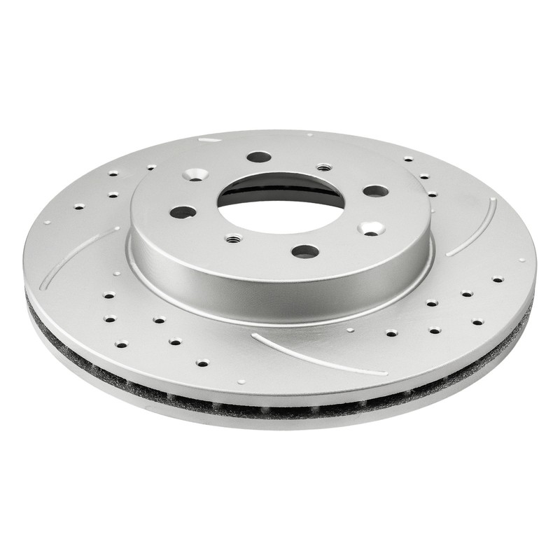 2x 10.3" Front Brake Rotors Coated For Honda Civic 2001-2003 04-05 Fit 07-12 gallery
