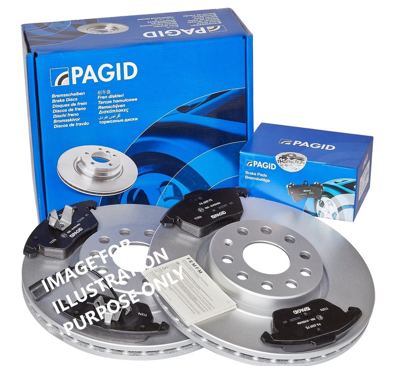 PAGID Front Brake Discs And Brake Pads Set 276 mm Vented
