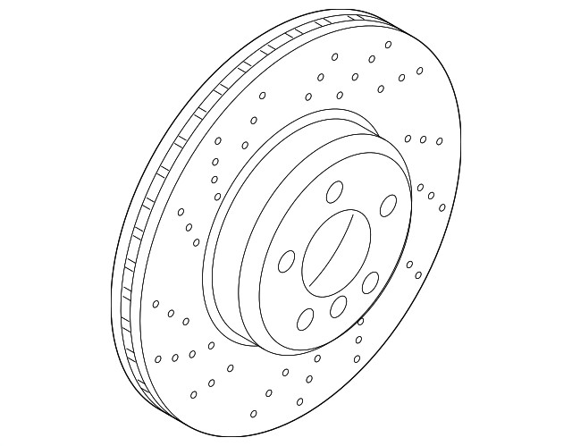 Genuine BMW Rotor Left 34118072017