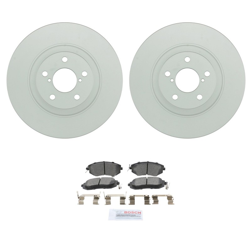 Bosch Front Quietcast Rotors BlueCeramic Disc Brake Pad Kit For Forester Outback