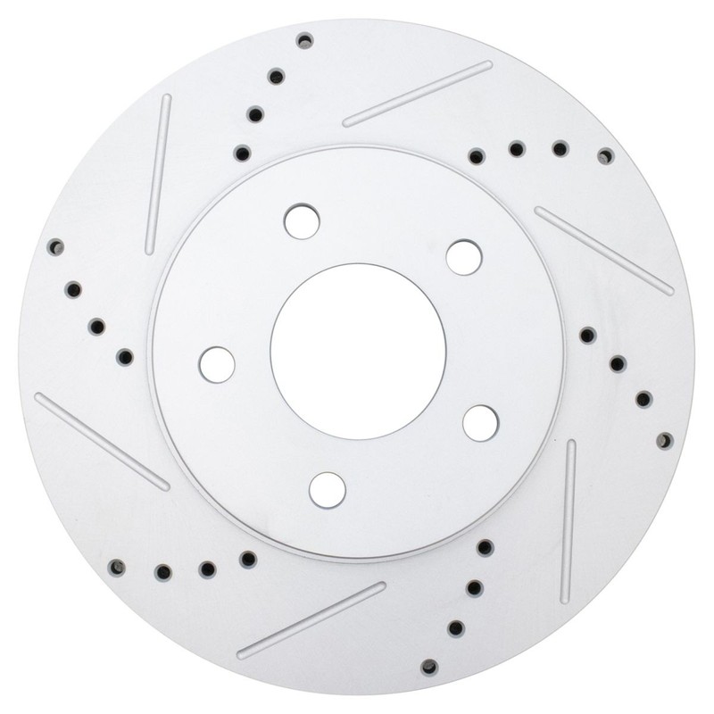 TRQ Front Performance Brake Rotor Metallic Pad Rear Drum & Shoe Kit w/Chemicals gallery
