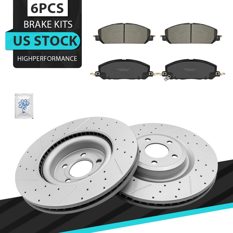 363mm Front Rotors Brake Pads for 2020-2023 Explorer Police Interceptor Utility