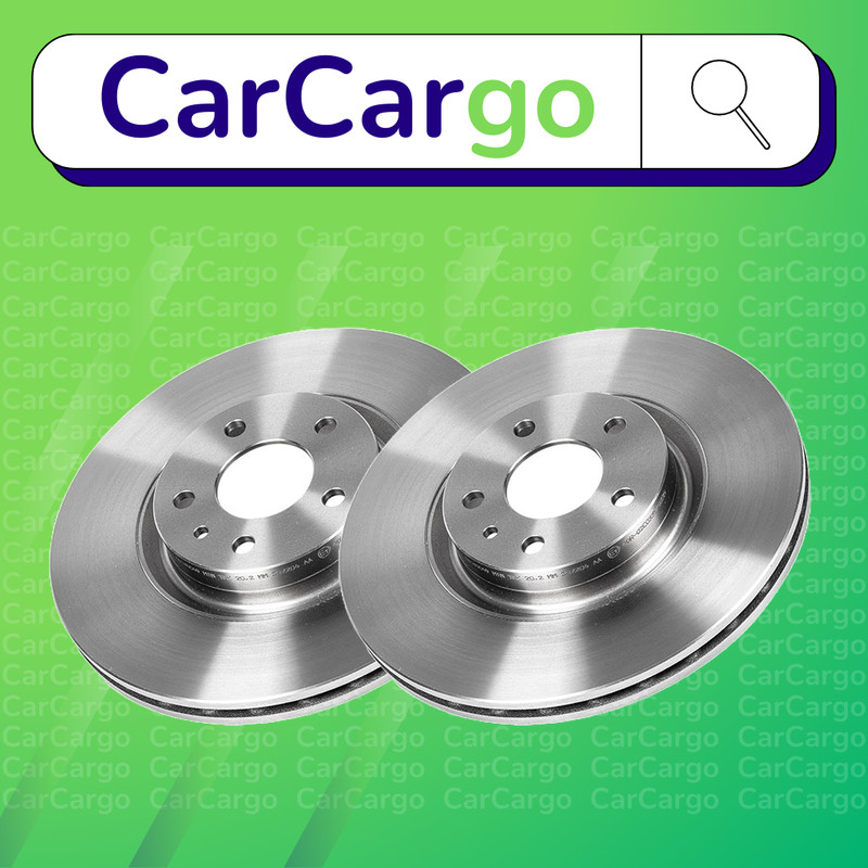 Premium Vented Front Brake Discs Alfa Romeo 164 3.0 24V 1992-1998 284 mm