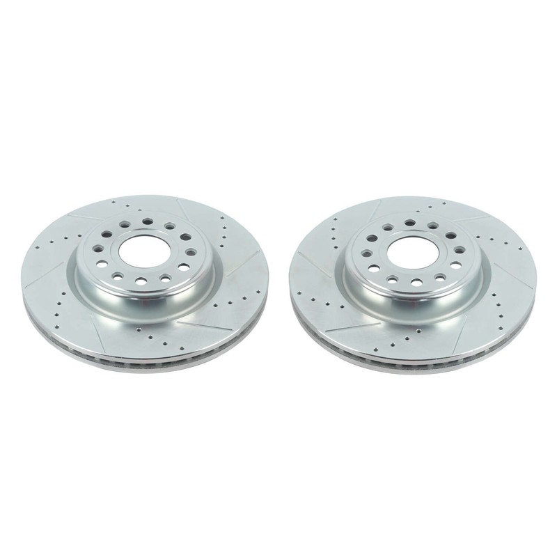 Power Stop for 20-22 Ram 1500 Front Drilled & Slotted Rotor – Pair