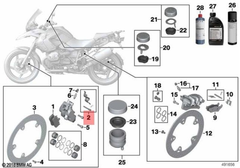 Genuine BMW 259 K25 K26 K27 K28 K29 K40 K41 K44 Set Mounting Parts 34117660850