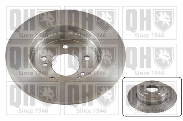 2x Brake Discs Pair Solid fits MERCEDES 300 C124, S124 Rear 3.0 3.0D 86 to 93 QH gallery