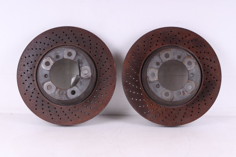 2020-2024 Porsche 911 992 Coupe Rear Right & Left Brake Disc Rotor Set OEM