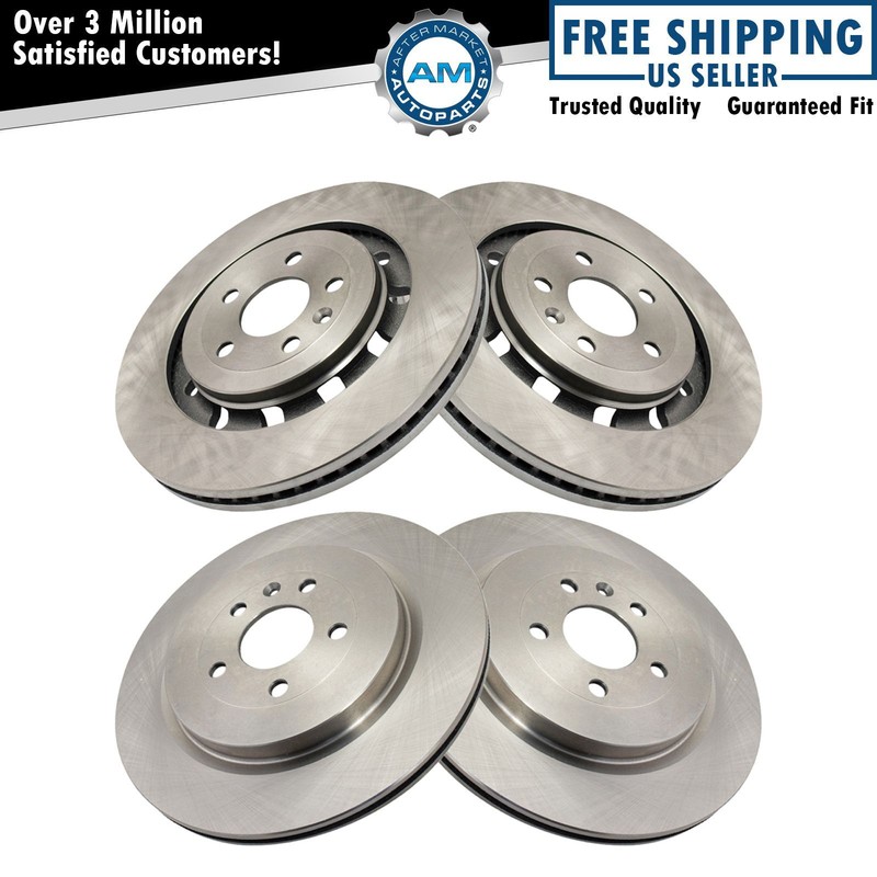 Brake Rotor Set Fits 2013-2019 Ford 2012-2019 Lincoln