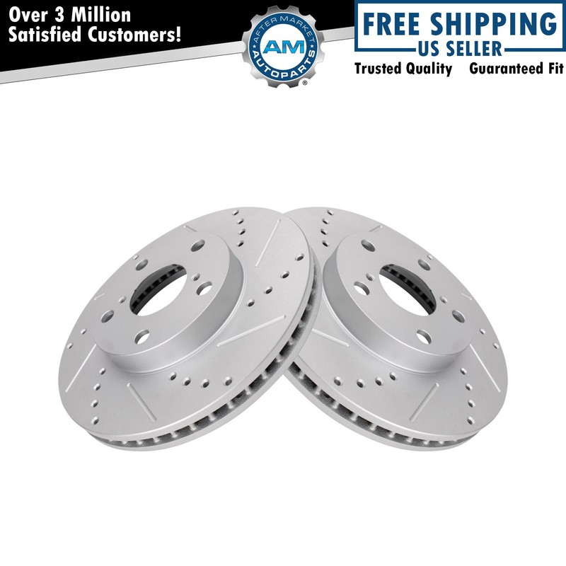 Front Brake Rotors Set For 2001-2005 Toyota RAV4