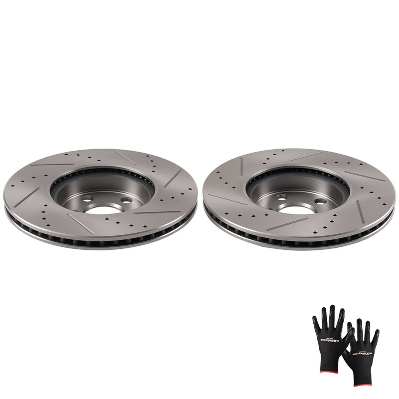 Front Disc Brake Rotors Kit for Scion xD 2008-2014 Pontiac Vibe 2009-2010 S31505 gallery