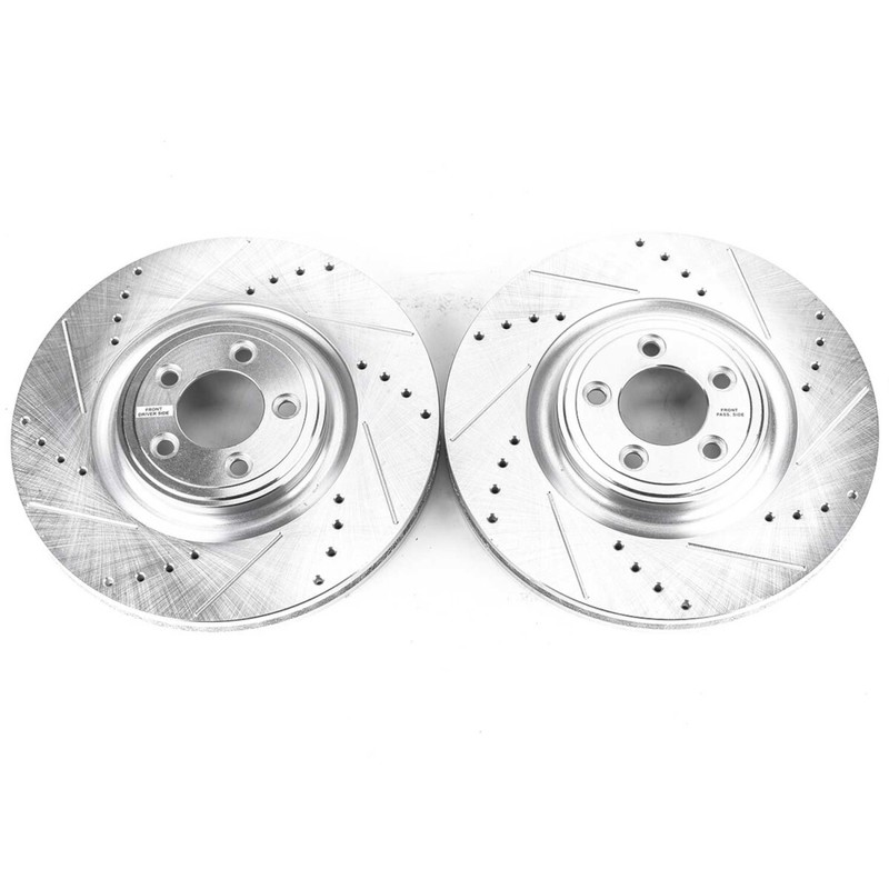 EBR1083XPR Powerstop Brake Discs 2-Wheel Set Front for Jaguar F-Type XJ XK XF