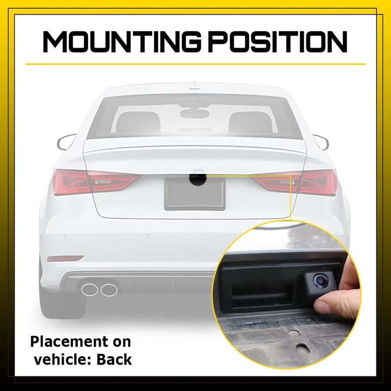 1-10 Rear View Backup Parking Reverse Camera Fit VW Tiguan 2012-2017 5N0827566AB gallery
