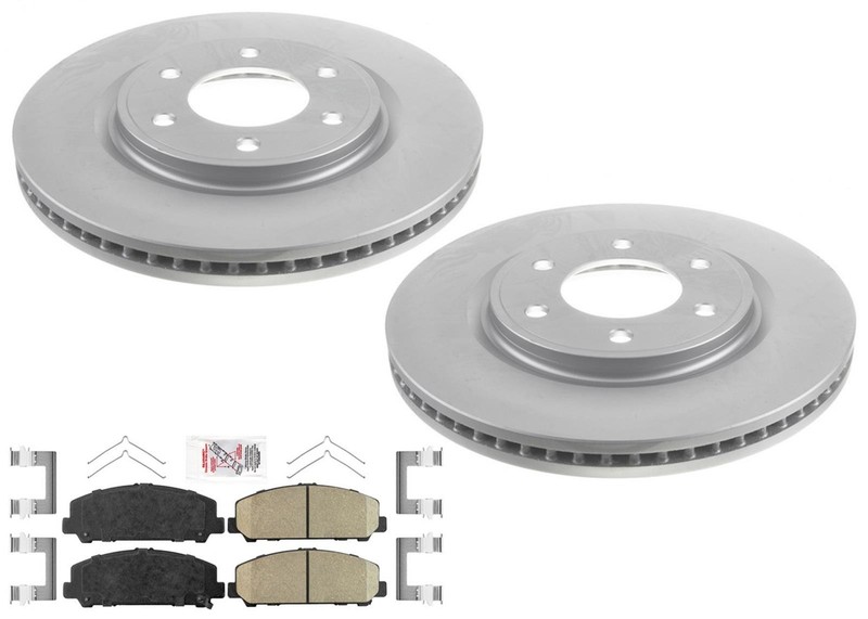 Disc Brake Rotors & Ceramic Brake Pads Hardware fits Infiniti QX80 2014-2024